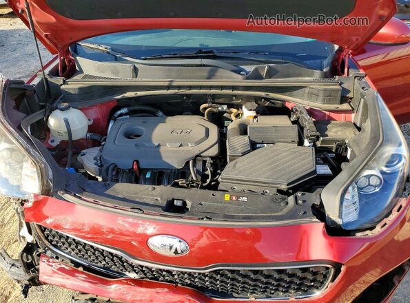 KNDPM3AC0K7598663 2019 KIA SPORTAGE Red Engine compartment view