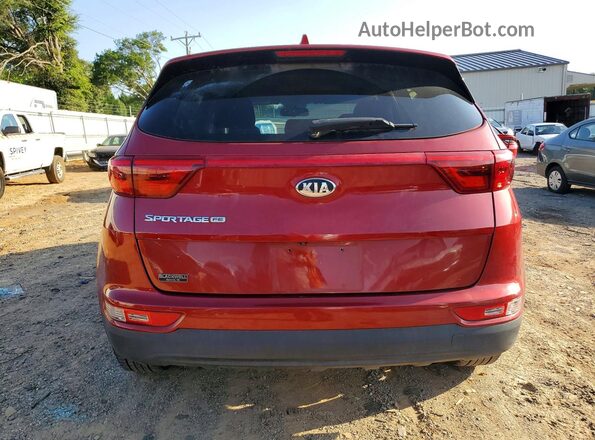 KNDPM3AC0K7598663 2019 KIA SPORTAGE Red Rear view
