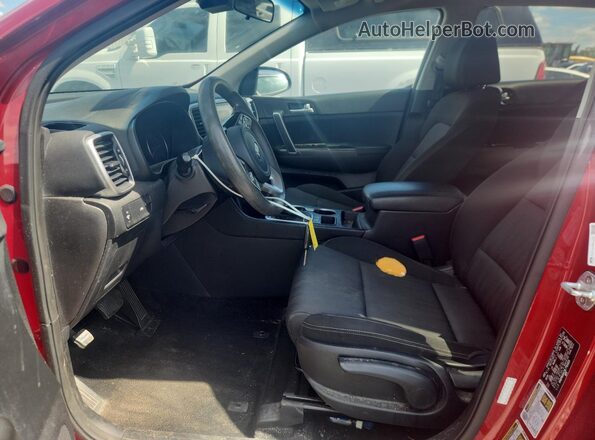 KNDPM3AC0L7763323 2020 KIA SPORTAGE Red წინა სალონის ხედი