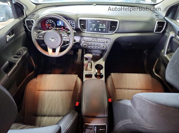 KNDPM3AC0L7785466 2020 KIA SPORTAGE Black წინა პანელის ხედი
