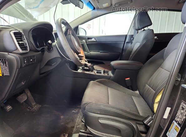 KNDPM3AC0L7785466 2020 KIA SPORTAGE Black წინა სალონის ხედი