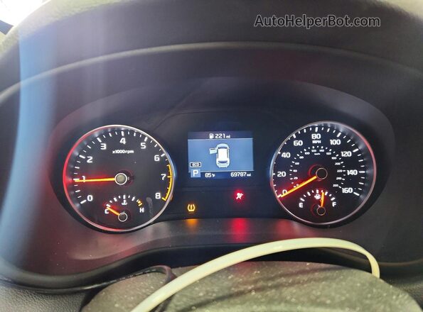 KNDPM3AC0L7785466 2020 KIA SPORTAGE Black ხელსაწყოთა პანელის ხედი