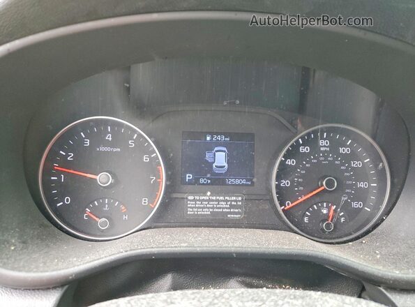 KNDPM3AC0L7797133 2020 KIA SPORTAGE Black Widok zestawu wskaźników