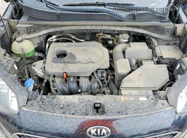 KNDPM3AC0L7797133 2020 KIA SPORTAGE Black Widok komory silnika