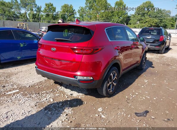 KNDPM3AC0M7853881 2021 KIA SPORTAGE Red უკანა მარჯვენა