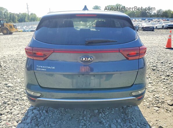 KNDPM3AC0M7855985 2021 KIA SPORTAGE Blue Հետևի տեսք