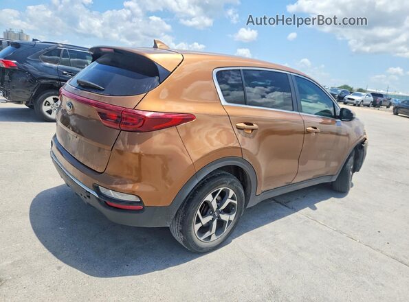KNDPM3AC0M7922486 2021 KIA SPORTAGE Коричневый Задняя правая четверть