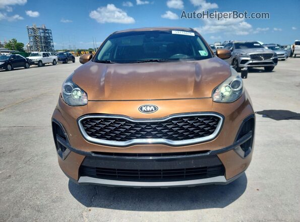 KNDPM3AC0M7922486 2021 KIA SPORTAGE Коричневый Вид спереди