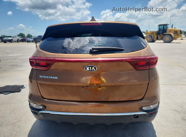 KNDPM3AC0M7922486 2021 KIA SPORTAGE Коричневый Вид сзади