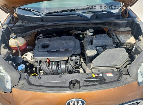 KNDPM3AC0M7922486 2021 KIA SPORTAGE Коричневый Вид задней части салона