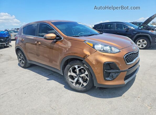 KNDPM3AC0M7922486 2021 KIA SPORTAGE Коричневый Передняя правая четверть