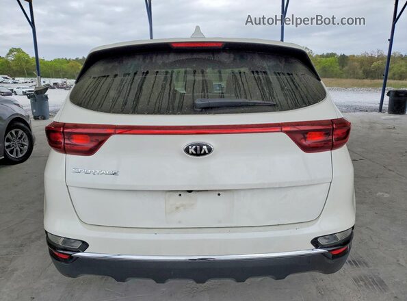 KNDPM3AC0N7983189 2022 KIA SPORTAGE White Widok z tyłu