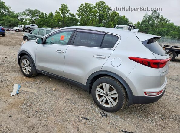 KNDPM3AC1H7156614 2017 KIA SPORTAGE Silver Trasero izquierdo