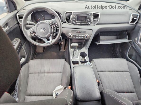 KNDPM3AC1H7156614 2017 KIA SPORTAGE Silver Vista del salpicadero