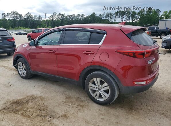 KNDPM3AC1H7164986 2017 KIA SPORTAGE Red Trasero izquierdo