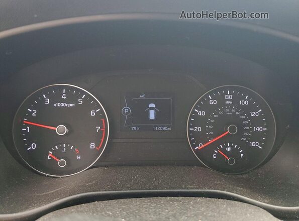 KNDPM3AC1H7164986 2017 KIA SPORTAGE Red Vista del cuadro de instrumentos