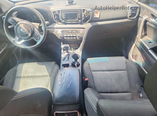 KNDPM3AC1K7508629 2019 KIA SPORTAGE Серебряный Вид панели приборов
