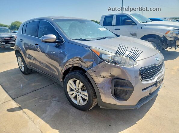 KNDPM3AC1K7508629 2019 KIA SPORTAGE Серебряный Передняя правая четверть