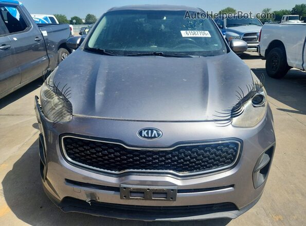 KNDPM3AC1K7508629 2019 KIA SPORTAGE Серебряный Вид спереди