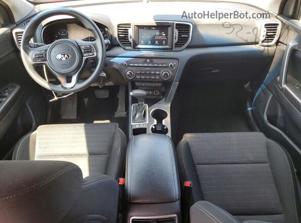 KNDPM3AC1K7543400 2019 KIA SPORTAGE Burgundy Widok deski rozdzielczej