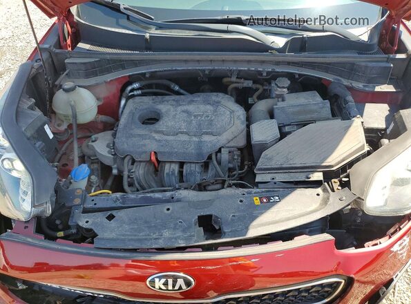 KNDPM3AC1K7543400 2019 KIA SPORTAGE Burgundy Widok komory silnika