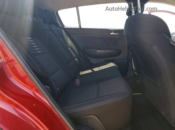 KNDPM3AC1K7543400 2019 KIA SPORTAGE Burgundy Widok wnętrza z tyłu