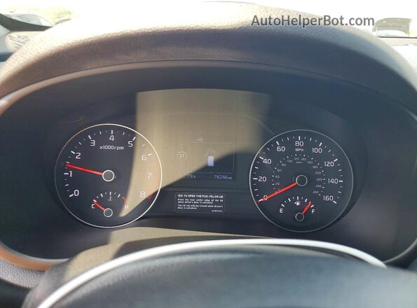 KNDPM3AC1K7543400 2019 KIA SPORTAGE Burgundy Widok zestawu wskaźników