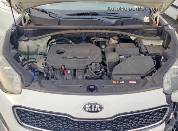 KNDPM3AC1K7618502 2019 KIA SPORTAGE White ძრავის განყოფილების ხედი