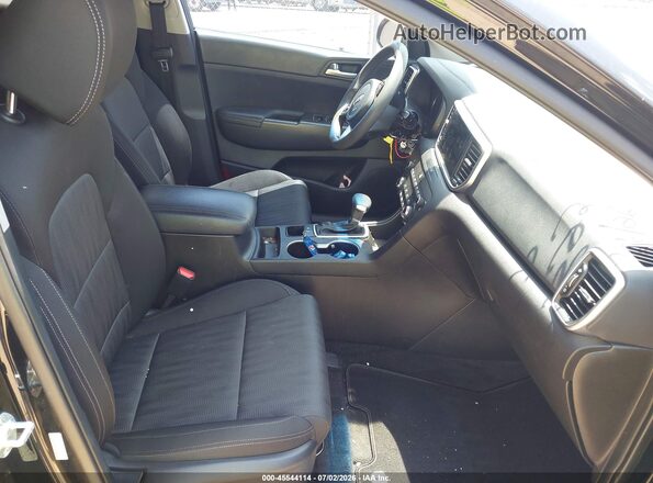 KNDPM3AC1L7805322 2020 KIA SPORTAGE Black წინა სალონის ხედი