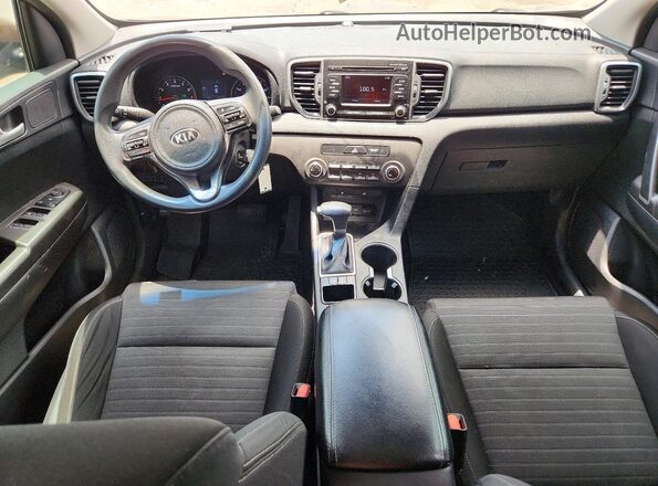 KNDPM3AC2H7078974 2017 KIA SPORTAGE Brown Առջևի վահանակի տեսք