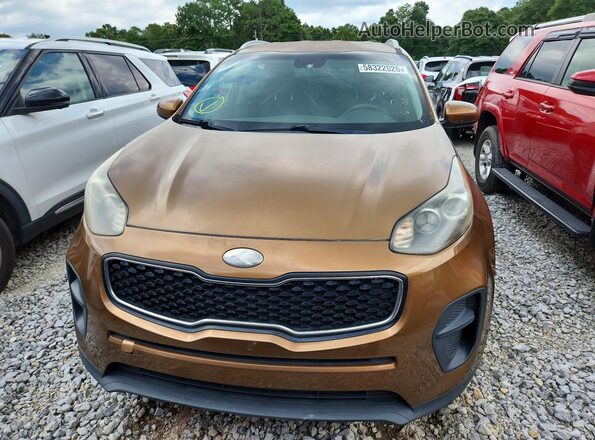 KNDPM3AC2H7078974 2017 KIA SPORTAGE Brown Դիմացի տեսք