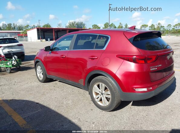 KNDPM3AC2H7085391 2017 KIA SPORTAGE Red Հետևի ձախ