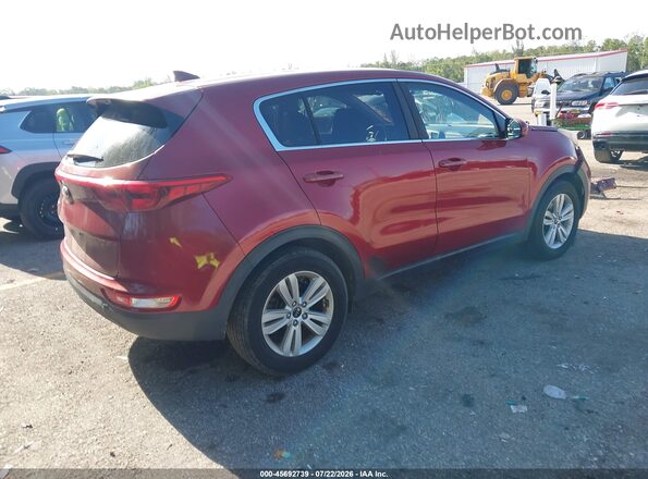 KNDPM3AC2H7085391 2017 KIA SPORTAGE Red Հետևի աջ