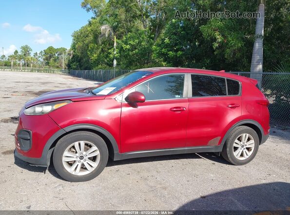 KNDPM3AC2H7085391 2017 KIA SPORTAGE Red Սալոնի 360 աստիճան տեսք
