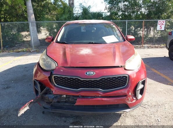 KNDPM3AC2H7085391 2017 KIA SPORTAGE Red Դիմացի տեսք
