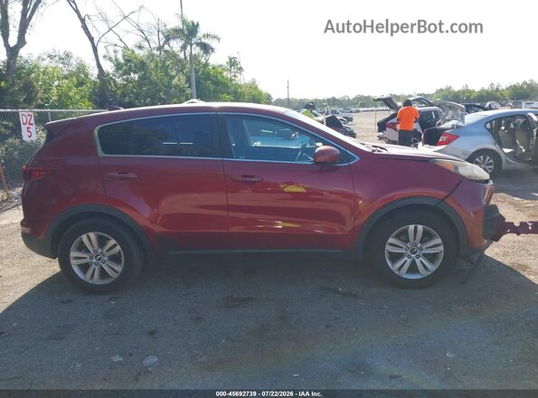 KNDPM3AC2H7085391 2017 KIA SPORTAGE Red Սալոնի հետևի տեսք