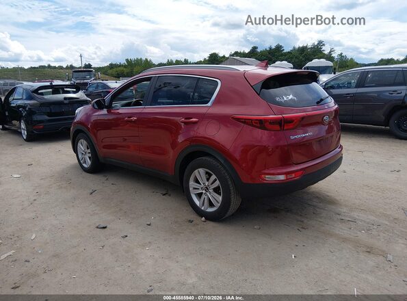 KNDPM3AC2H7240859 2017 KIA SPORTAGE Red Rear left
