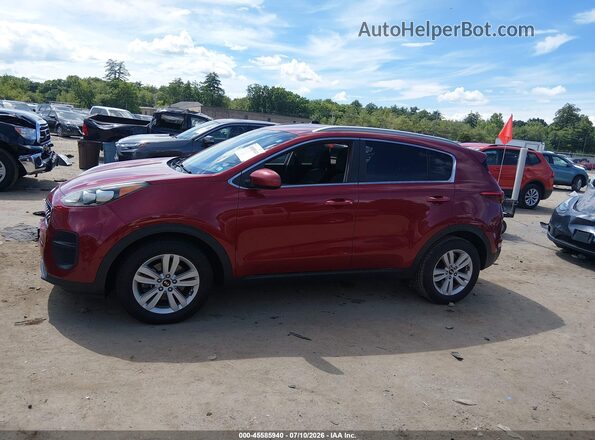 KNDPM3AC2H7240859 2017 KIA SPORTAGE Red 360 interior view