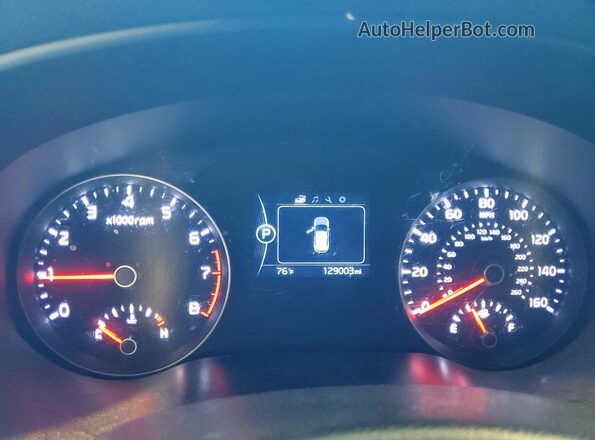 KNDPM3AC2H7287891 2017 KIA SPORTAGE White Instrument cluster view