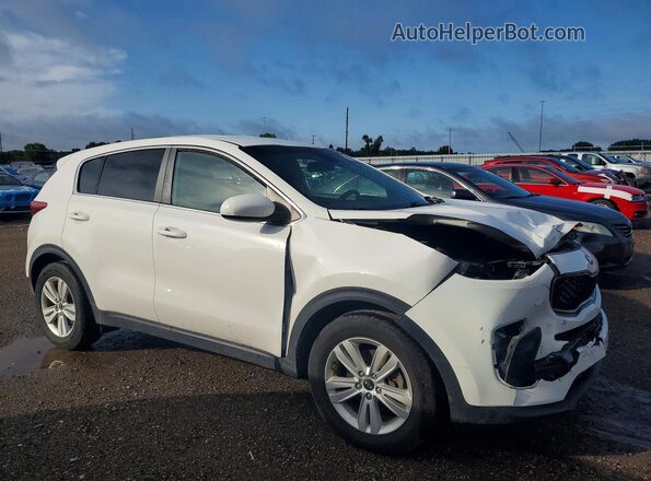 KNDPM3AC2J7430571 2018 KIA SPORTAGE White Delantero derecho