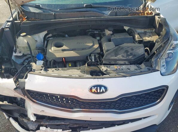 KNDPM3AC2J7430571 2018 KIA SPORTAGE White Vista del compartimento del motor