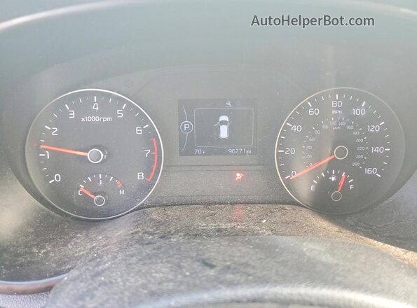 KNDPM3AC2J7430571 2018 KIA SPORTAGE White Vista del cuadro de instrumentos