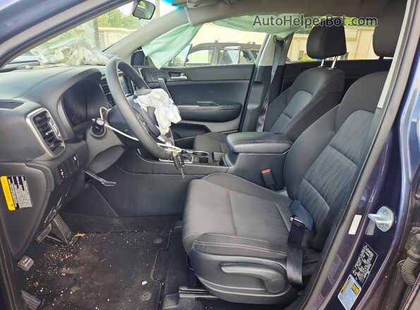 KNDPM3AC2K7529702 2019 KIA SPORTAGE Blue Սալոնի դիմացի տեսք