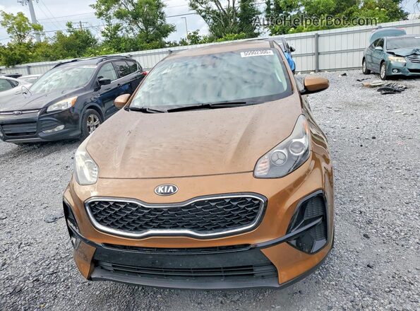 KNDPM3AC2L7795173 2020 KIA SPORTAGE Orange Front view