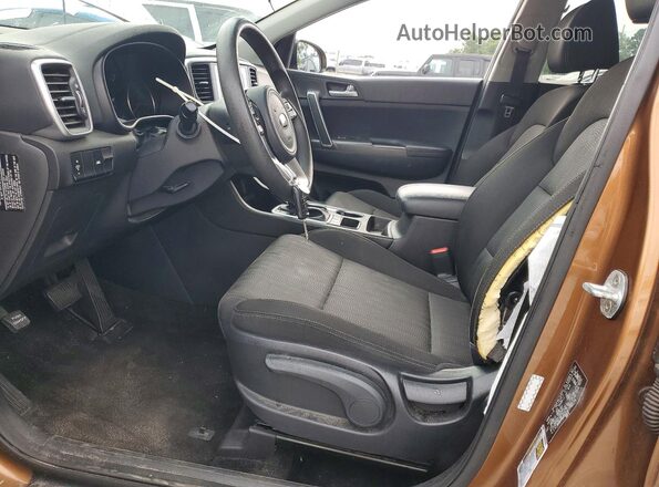 KNDPM3AC2L7795173 2020 KIA SPORTAGE Orange Front interior view