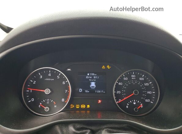 KNDPM3AC2L7795173 2020 KIA SPORTAGE Orange Instrument cluster view