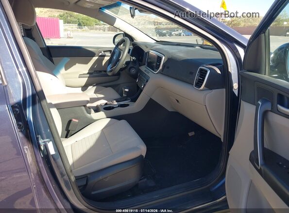 KNDPM3AC2M7908265 2021 KIA SPORTAGE Blue Vista interior delantera