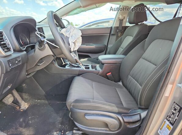 KNDPM3AC2M7942044 2021 KIA SPORTAGE Silver Widok wnętrza z przodu