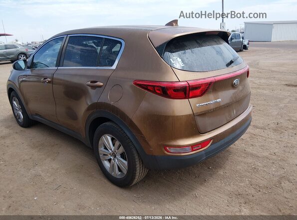 KNDPM3AC3H7080653 2017 KIA SPORTAGE Gold Rear left
