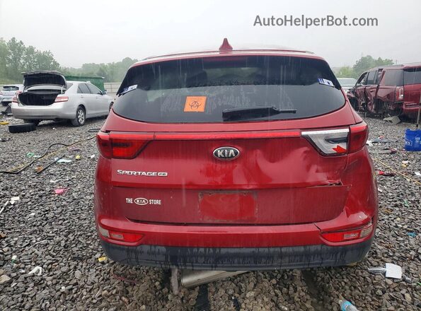 KNDPM3AC3H7101842 2017 KIA SPORTAGE Red Rear view